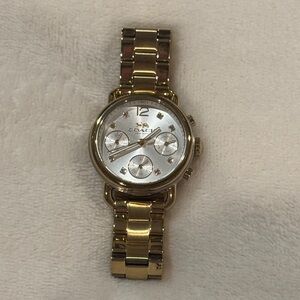 Coach Two-Tone Gold and Silver Watch
